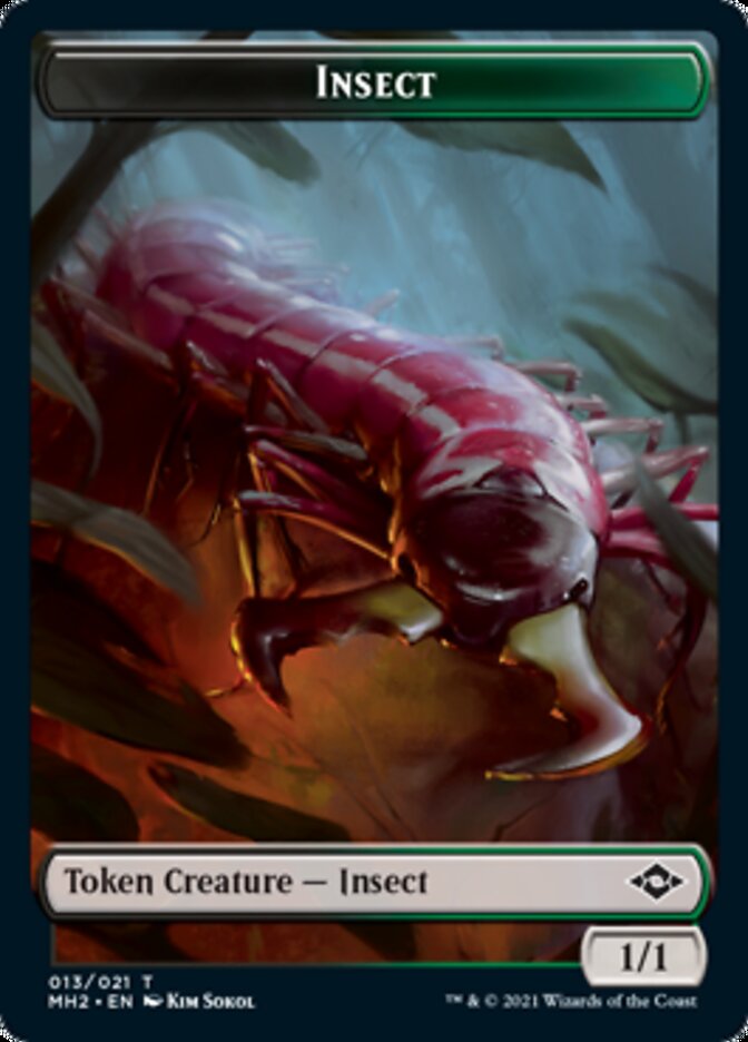 Insect // Treasure (21) Double-Sided Token [Modern Horizons 2 Tokens] | Gamers Paradise