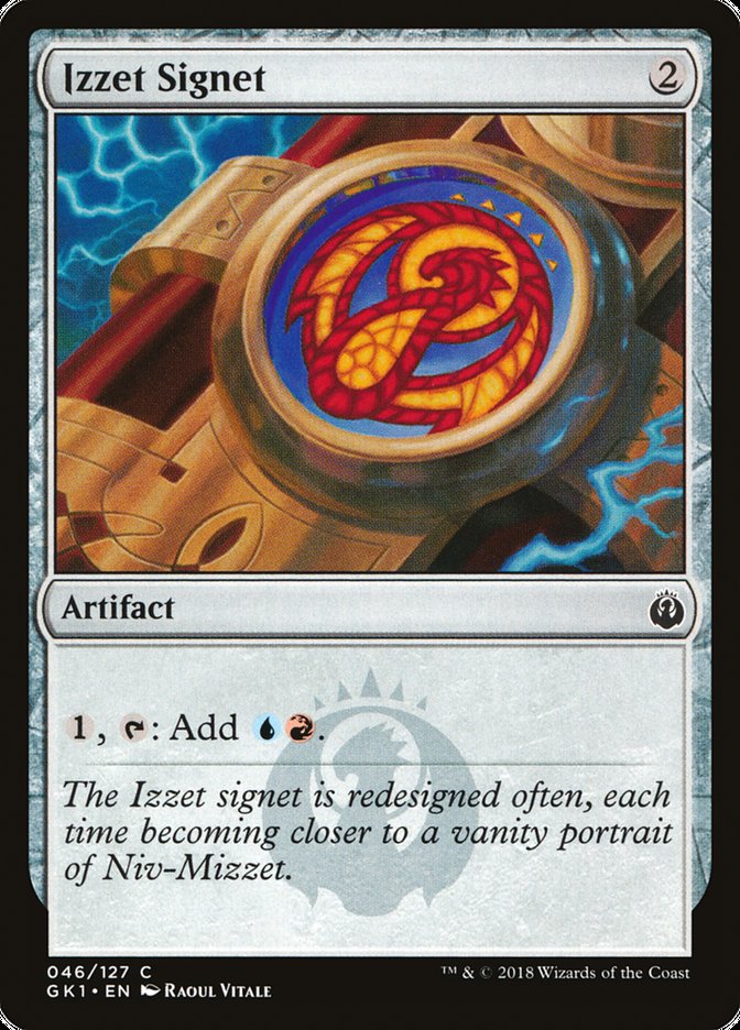 Izzet Signet [Guilds of Ravnica Guild Kit] | Gamers Paradise