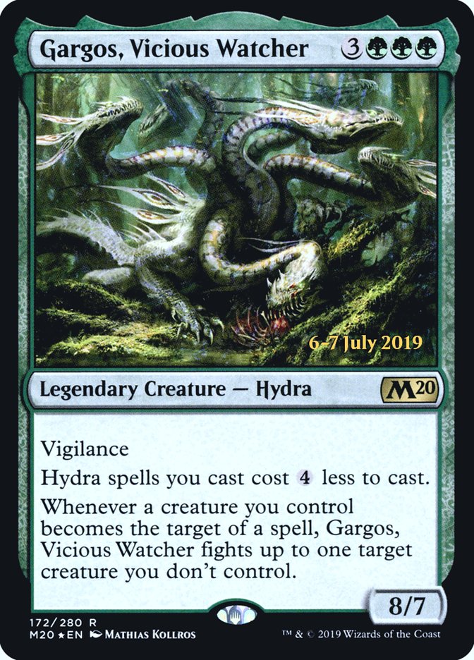 Gargos, Vicious Watcher [Core Set 2020 Prerelease Promos] | Gamers Paradise