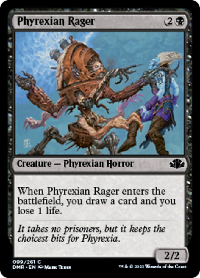 Phyrexian Rager [Dominaria Remastered] | Gamers Paradise