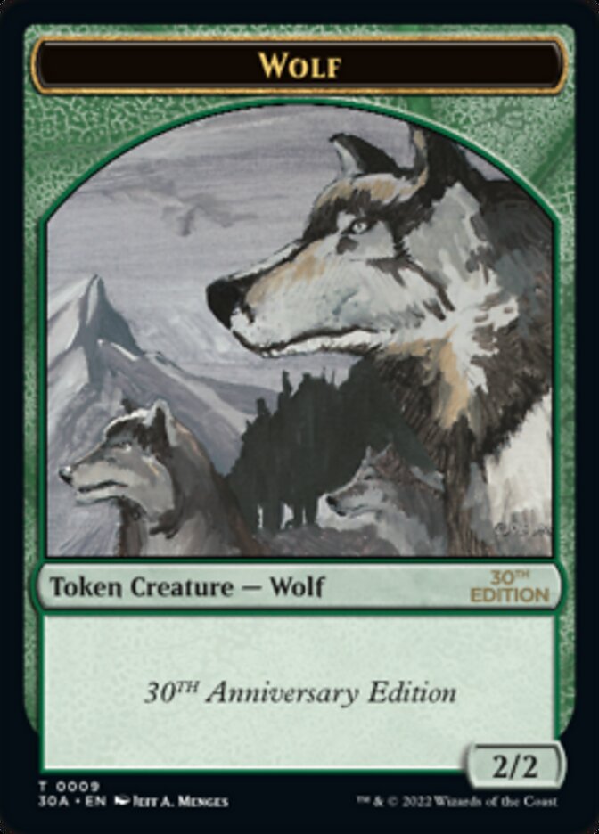 Wolf Token [30th Anniversary Tokens] | Gamers Paradise