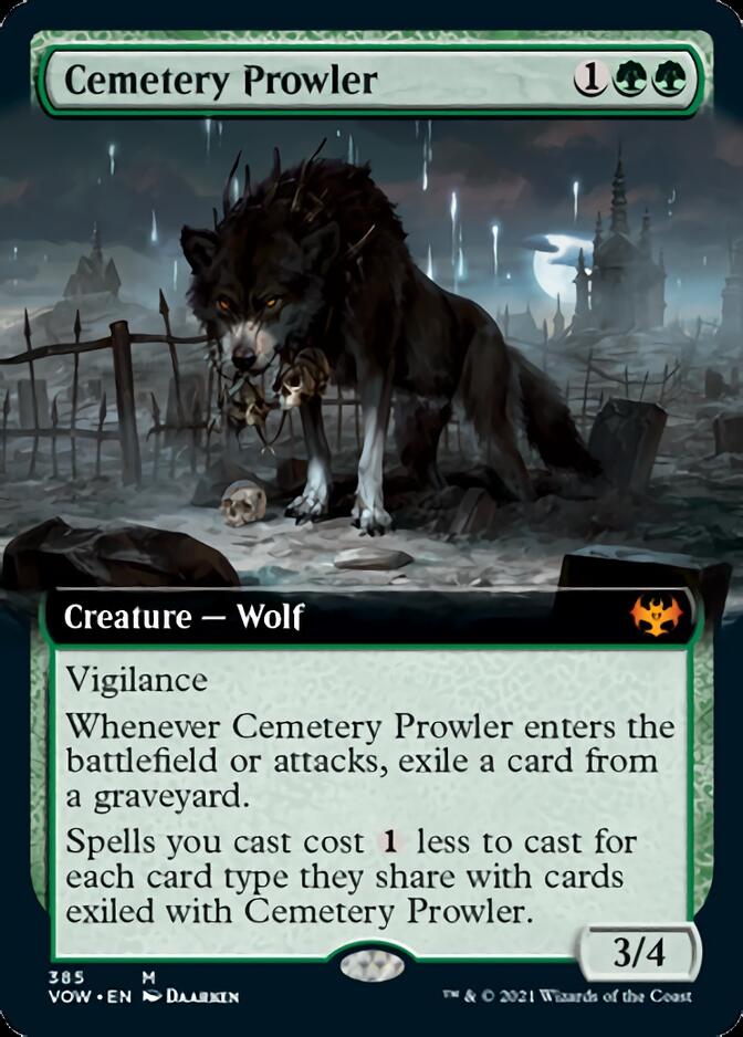 Cemetery Prowler (Extended Art) [Innistrad: Crimson Vow] | Gamers Paradise
