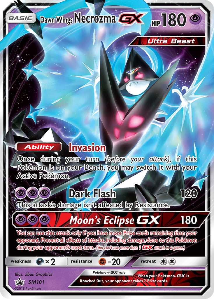 Dawn Wings Necrozma GX (SM101) [Sun & Moon: Black Star Promos] | Gamers Paradise