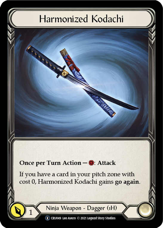 Harmonized Kodachi [U-CRU049-RF] Unlimited Rainbow Foil | Gamers Paradise