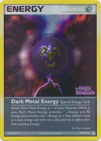 Dark Metal Energy (97/110) (Stamped) [EX: Holon Phantoms] | Gamers Paradise