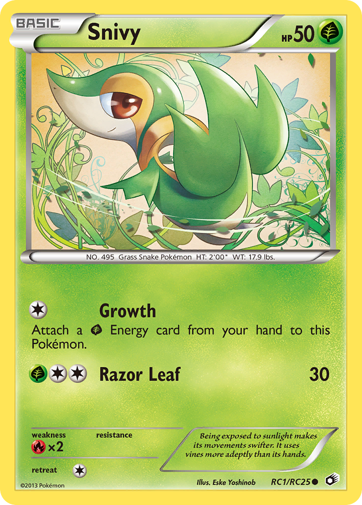 Snivy (RC1/RC25) [Black & White: Legendary Treasures] | Gamers Paradise