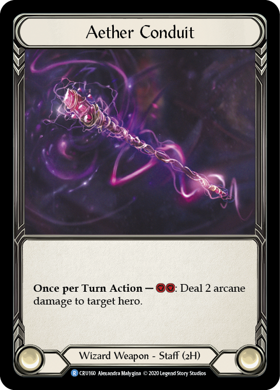 Aether Conduit [CRU160] 1st Edition Cold Foil | Gamers Paradise