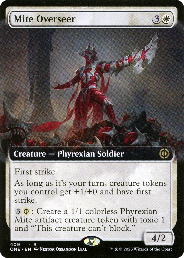 Mite Overseer (Extended Art) [Phyrexia: All Will Be One] | Gamers Paradise