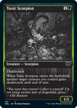 Toxic Scorpion [Innistrad: Double Feature] | Gamers Paradise