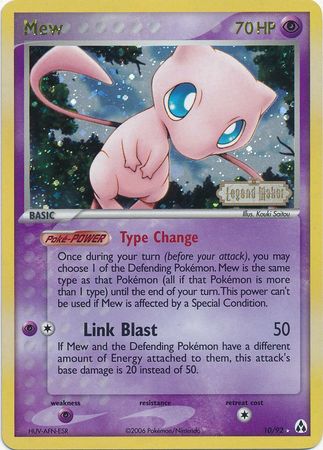 Mew (10/92) (Stamped) [EX: Legend Maker] | Gamers Paradise