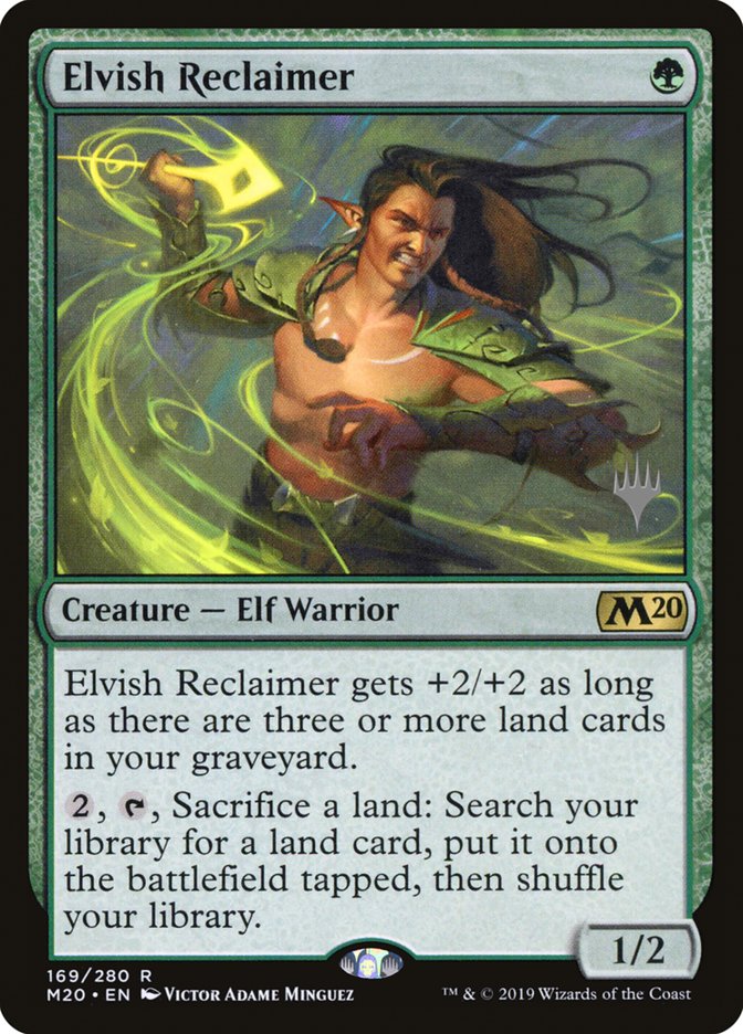 Elvish Reclaimer (Promo Pack) [Core Set 2020 Promos] | Gamers Paradise