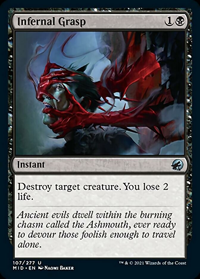 Infernal Grasp [Innistrad: Midnight Hunt] | Gamers Paradise