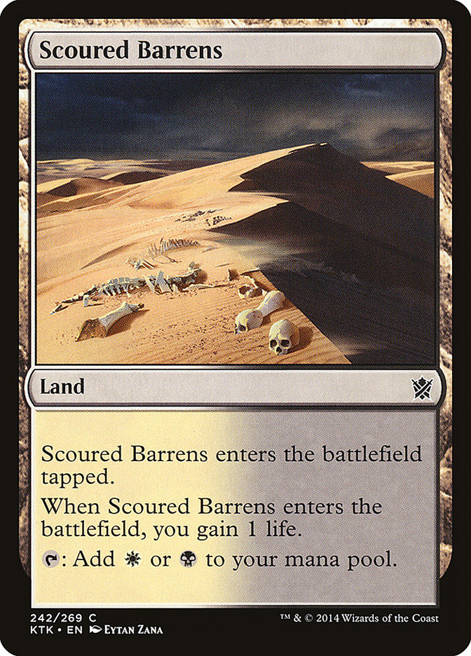 Scoured Barrens [Khans of Tarkir] | Gamers Paradise