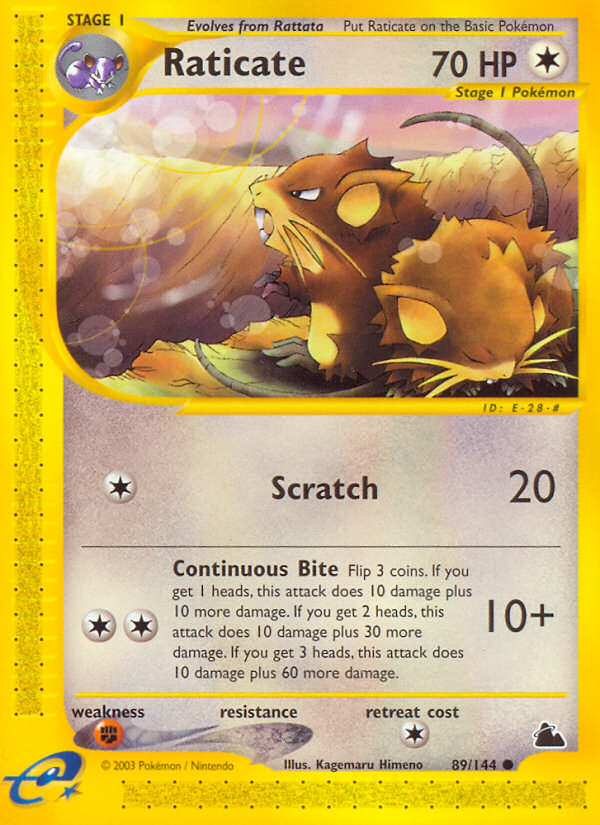 Raticate (89/144) [Skyridge] | Gamers Paradise