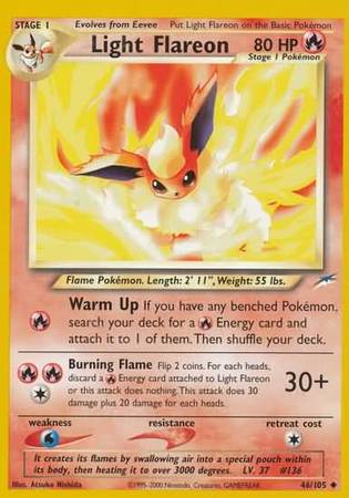 Light Flareon (46/105) [Neo Destiny Unlimited] | Gamers Paradise