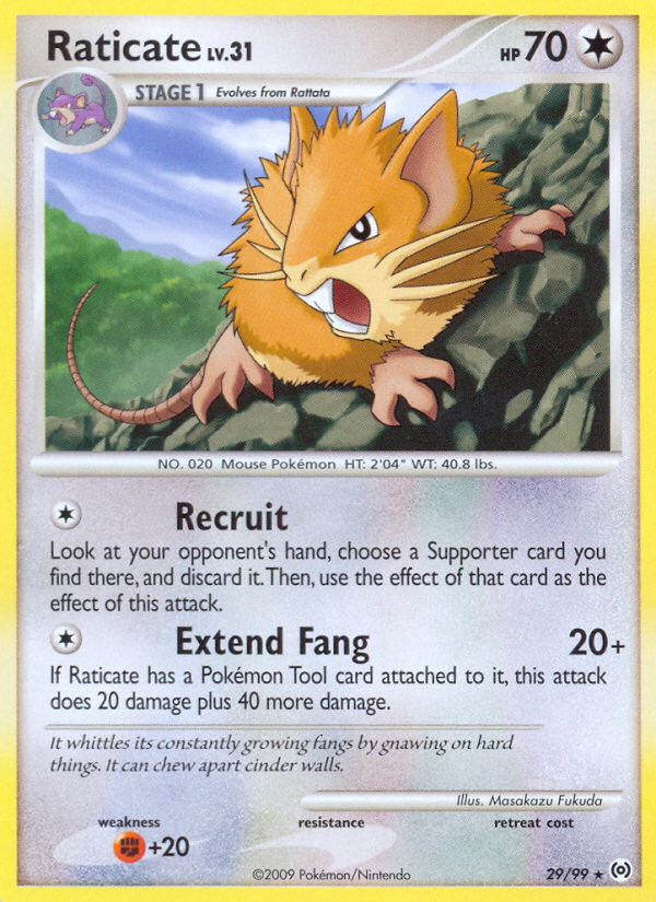 Raticate (29/99) [Platinum: Arceus] | Gamers Paradise