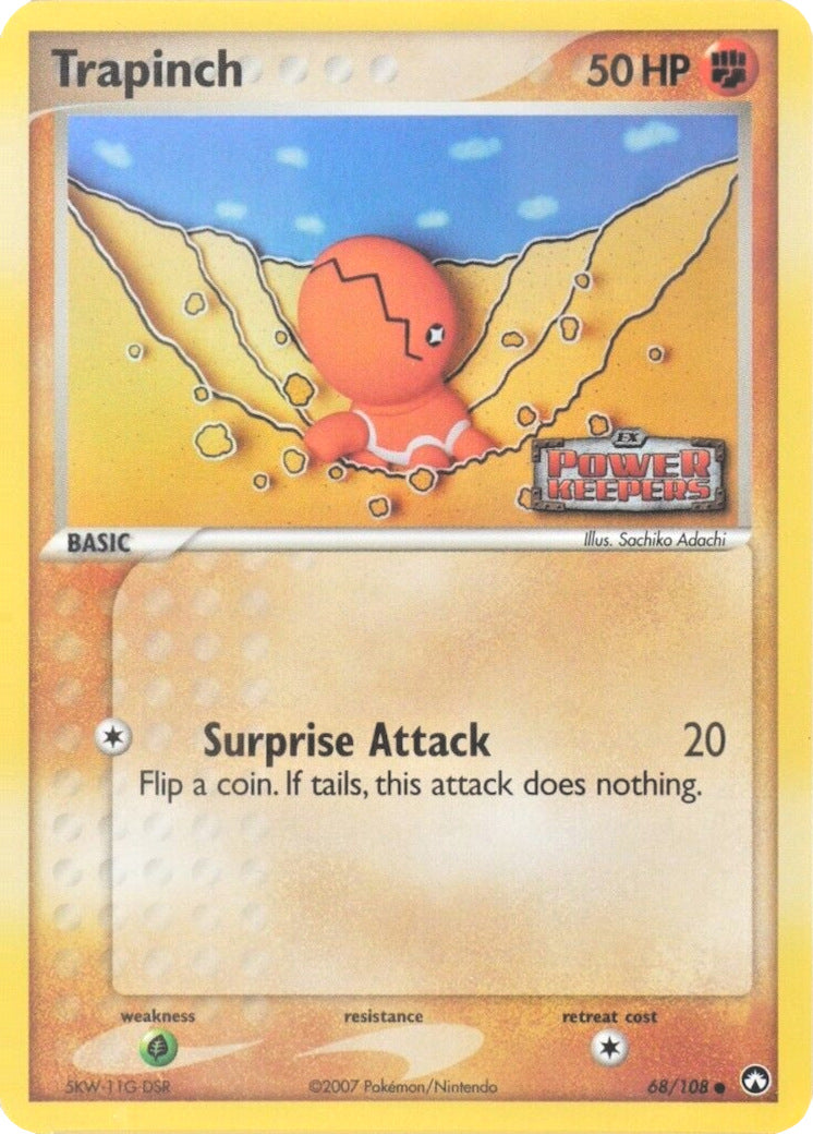 Trapinch (68/108) (Stamped) [EX: Power Keepers] | Gamers Paradise