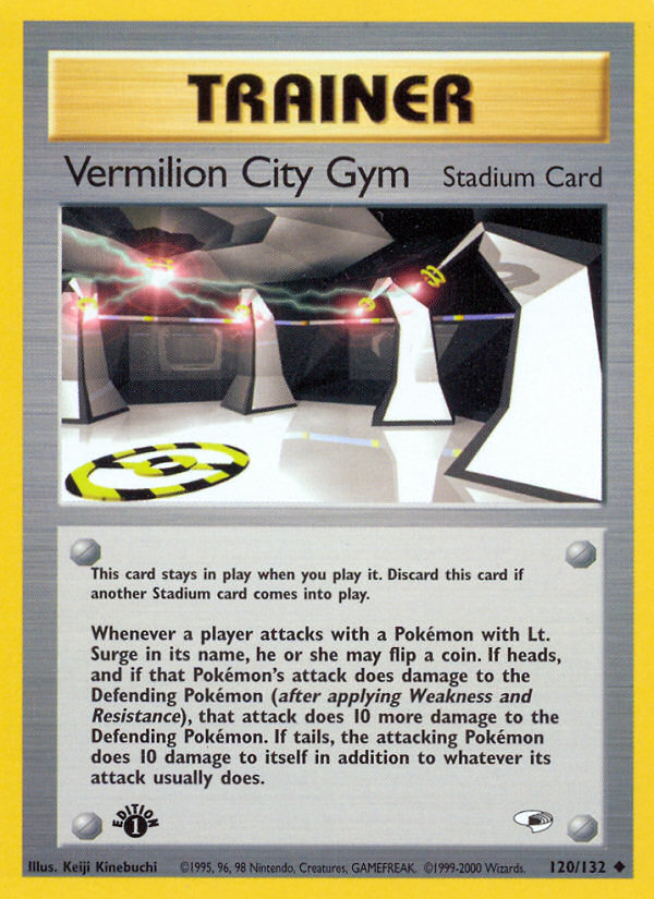 Vermilion City Gym (120/132) [Gym Heroes 1st Edition] | Gamers Paradise
