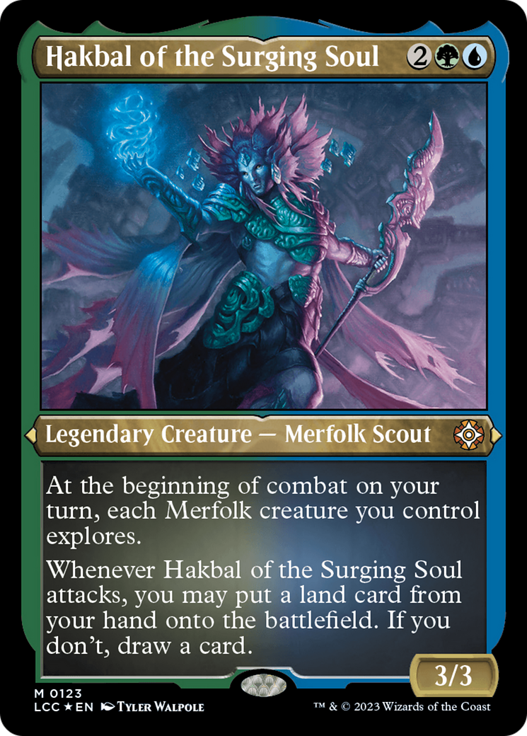 Hakbal of the Surging Soul (Display Commander) [The Lost Caverns of Ixalan Commander] | Gamers Paradise