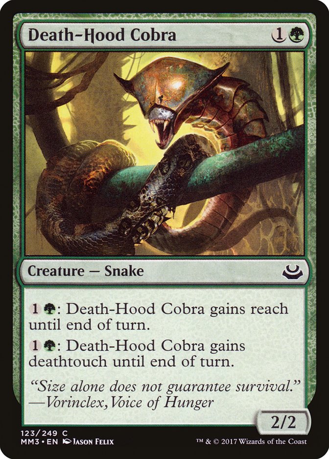 Death-Hood Cobra [Modern Masters 2017] | Gamers Paradise
