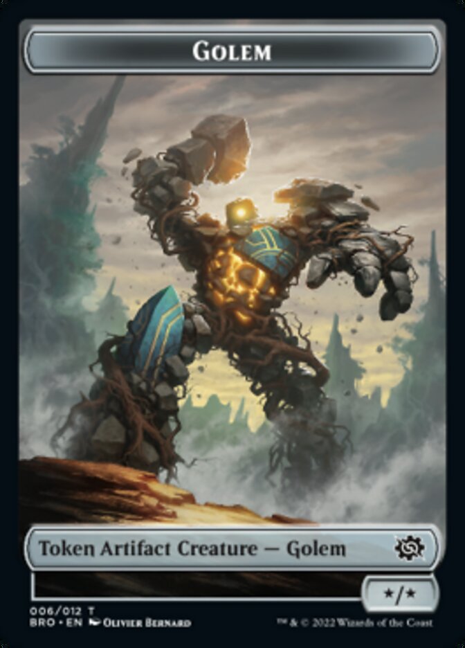 Golem Token [The Brothers' War Tokens] | Gamers Paradise