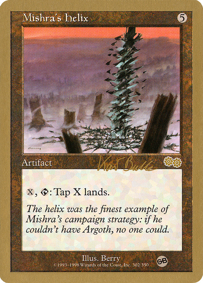 Mishra's Helix (Kai Budde) (SB) [World Championship Decks 1999] | Gamers Paradise