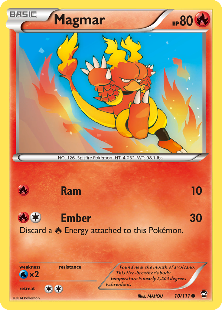 Magmar (10/111) [XY: Furious Fists] | Gamers Paradise