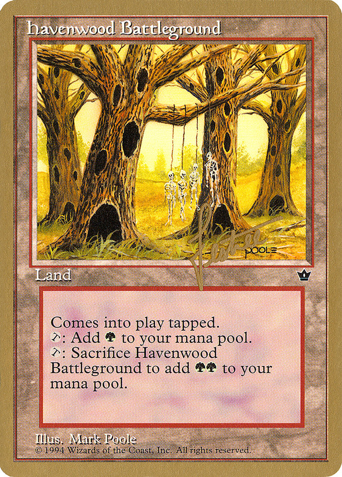 Havenwood Battleground (Bertrand Lestree) [Pro Tour Collector Set] | Gamers Paradise