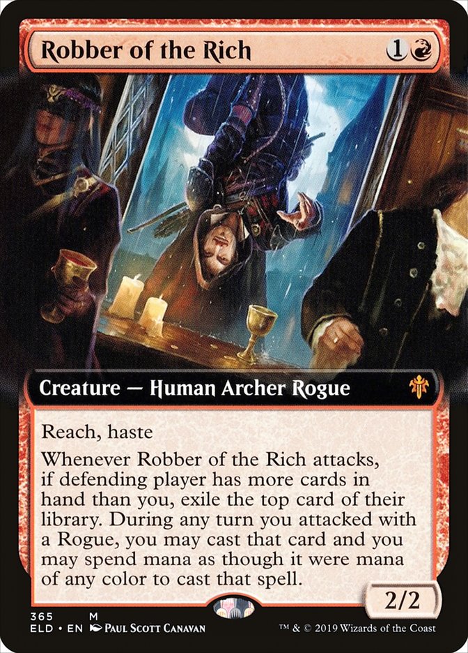 Robber of the Rich (Extended Art) [Throne of Eldraine] | Gamers Paradise