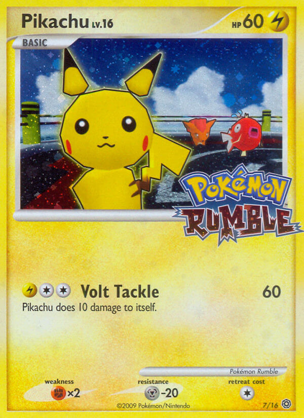 Pikachu (7/16) [Pokémon Rumble] | Gamers Paradise