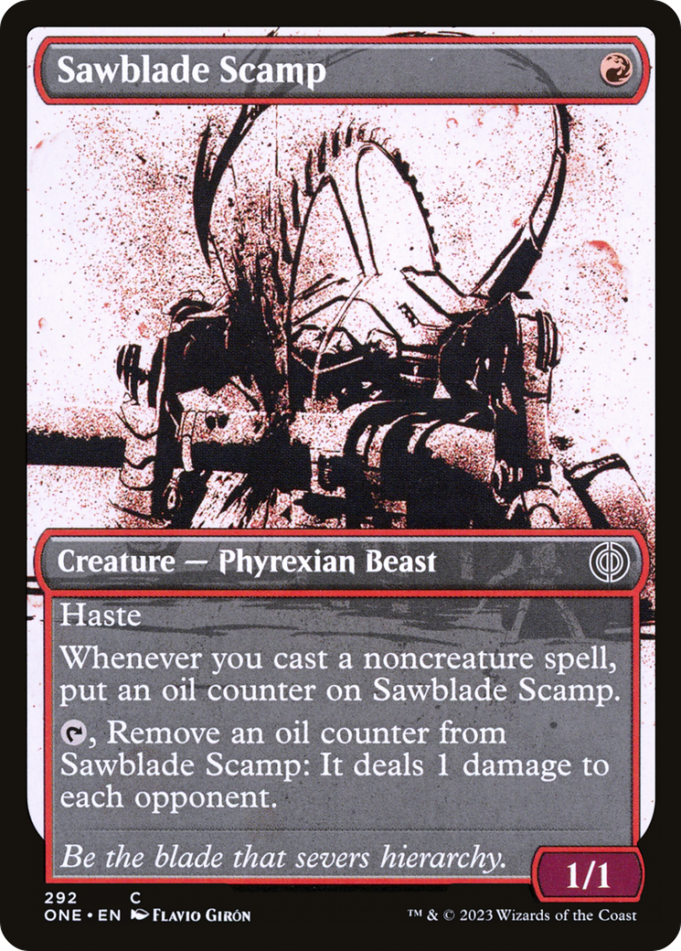 Sawblade Scamp (Showcase Ichor) [Phyrexia: All Will Be One] | Gamers Paradise
