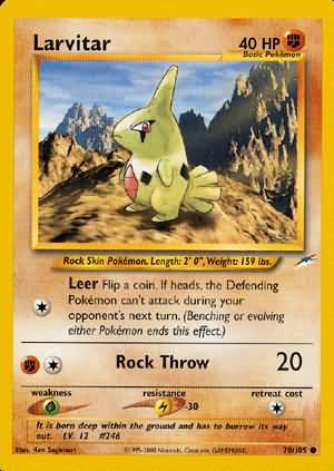 Larvitar (70/105) [Neo Destiny Unlimited] | Gamers Paradise