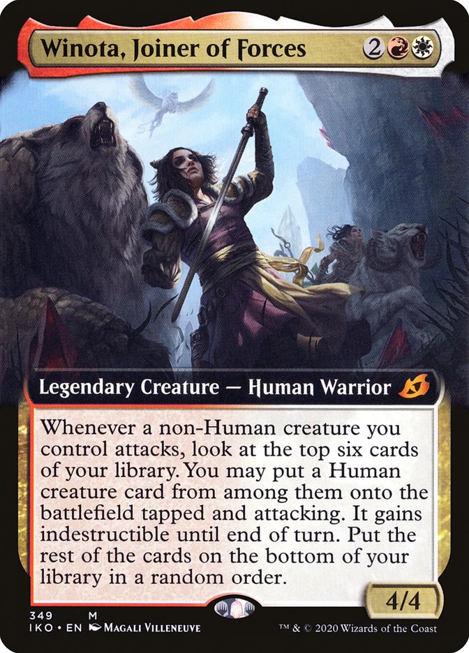 Winota, Joiner of Forces (Extended Art) [Ikoria: Lair of Behemoths] | Gamers Paradise