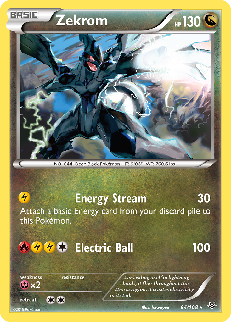 Zekrom (64/108) [XY: Roaring Skies] | Gamers Paradise