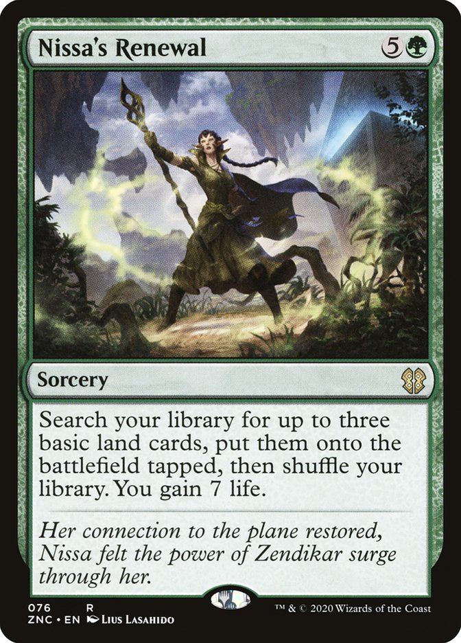 Nissa's Renewal [Zendikar Rising Commander] | Gamers Paradise