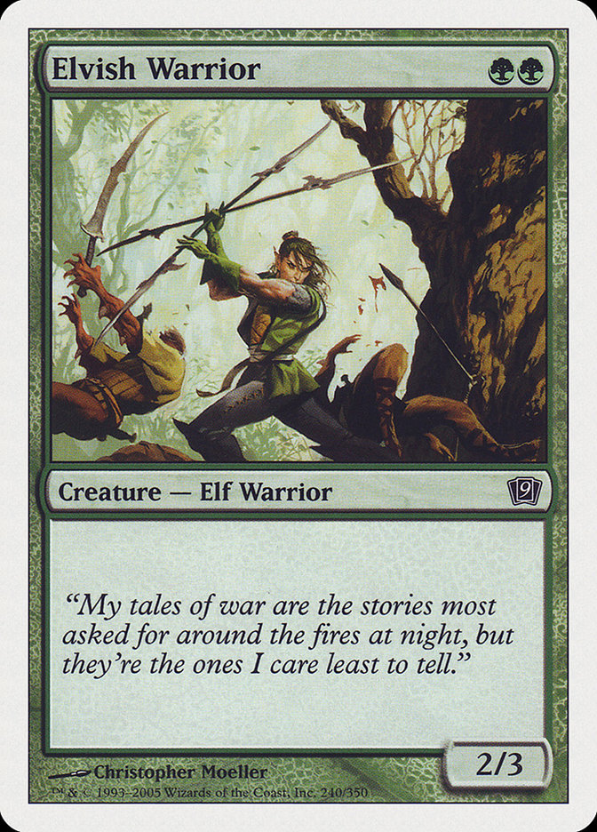 Elvish Warrior [Ninth Edition] | Gamers Paradise