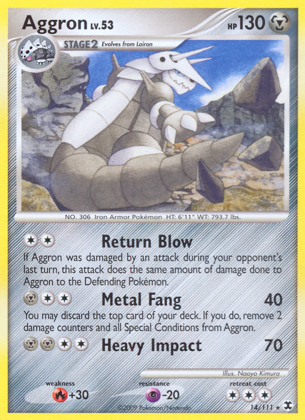 Aggron (14/111) [Platinum: Rising Rivals] | Gamers Paradise