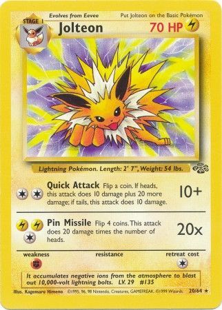 Jolteon (20/64) [Jungle Unlimited] | Gamers Paradise