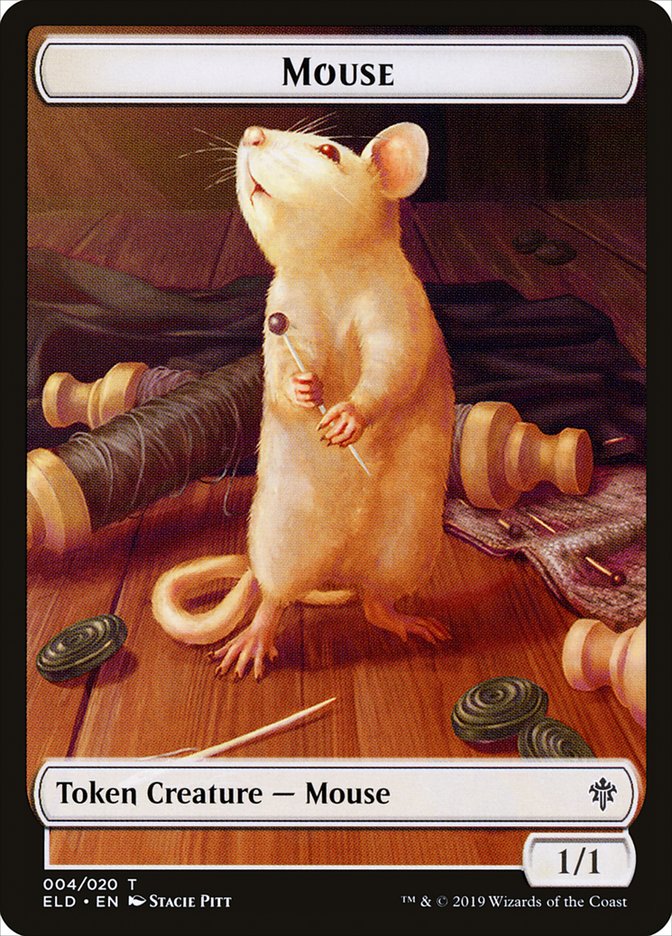 Mouse Token [Throne of Eldraine Tokens] | Gamers Paradise