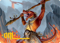 Kobold Art Card (Gold-Stamped Signature) [Dungeons & Dragons: Adventures in the Forgotten Realms Art Series] | Gamers Paradise