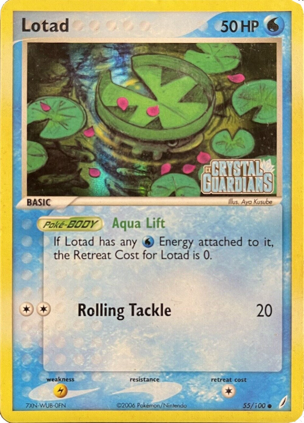 Lotad (055/100) (Theme Deck Exclusive) [EX: Crystal Guardians] | Gamers Paradise