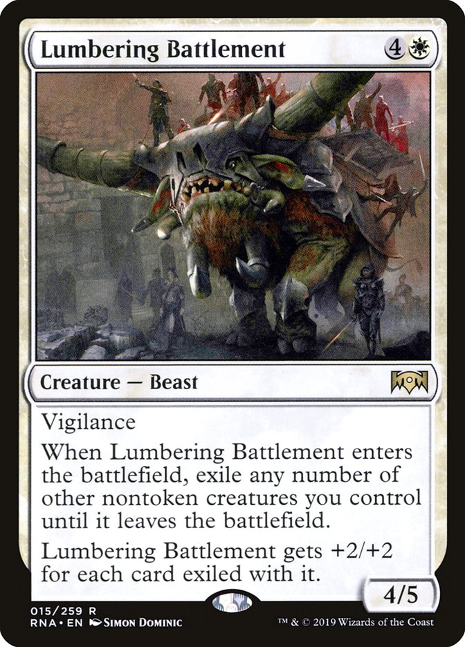 Lumbering Battlement [Ravnica Allegiance] | Gamers Paradise