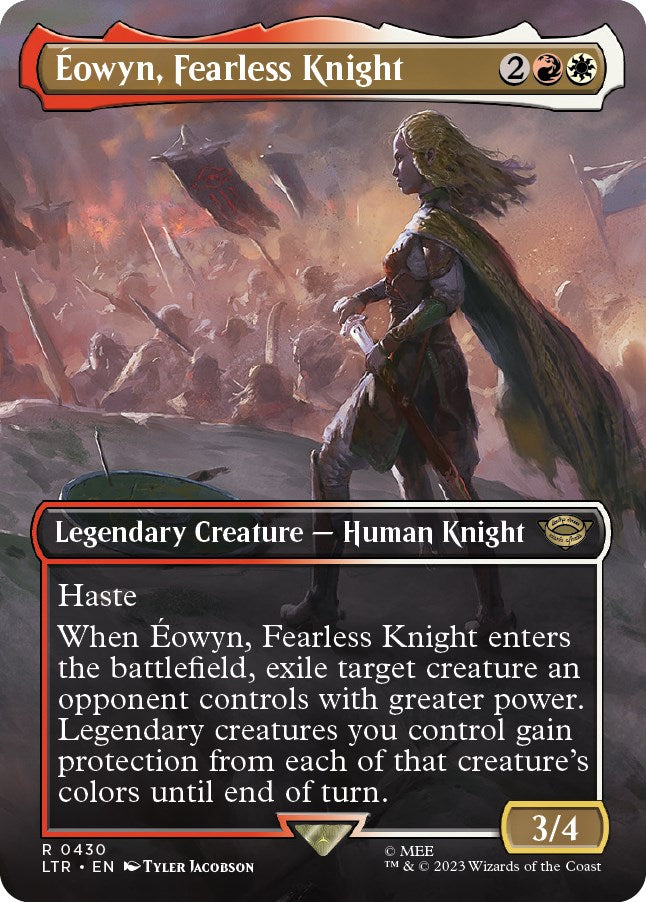 Eowyn, Fearless Knight (Borderless Alternate Art) [The Lord of the Rings: Tales of Middle-Earth] | Gamers Paradise