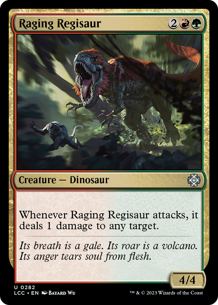 Raging Regisaur [The Lost Caverns of Ixalan Commander] | Gamers Paradise