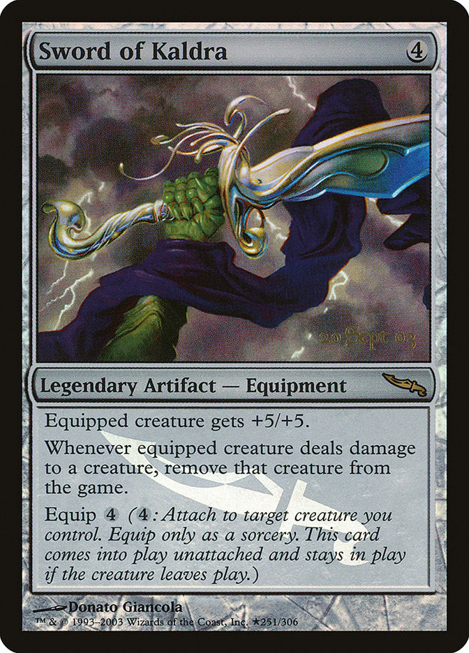 Sword of Kaldra [Mirrodin Promos] | Gamers Paradise