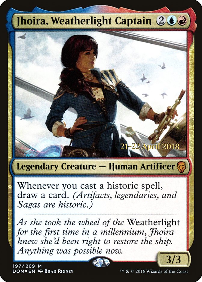 Jhoira, Weatherlight Captain [Dominaria Prerelease Promos] | Gamers Paradise