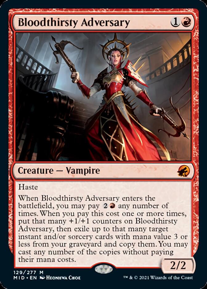 Bloodthirsty Adversary [Innistrad: Midnight Hunt] | Gamers Paradise