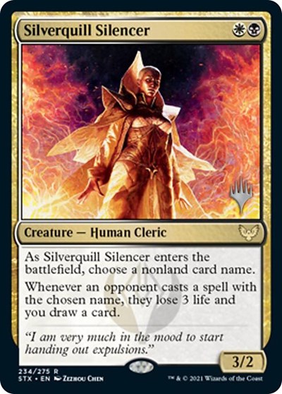 Silverquill Silencer (Promo Pack) [Strixhaven: School of Mages Promos] | Gamers Paradise