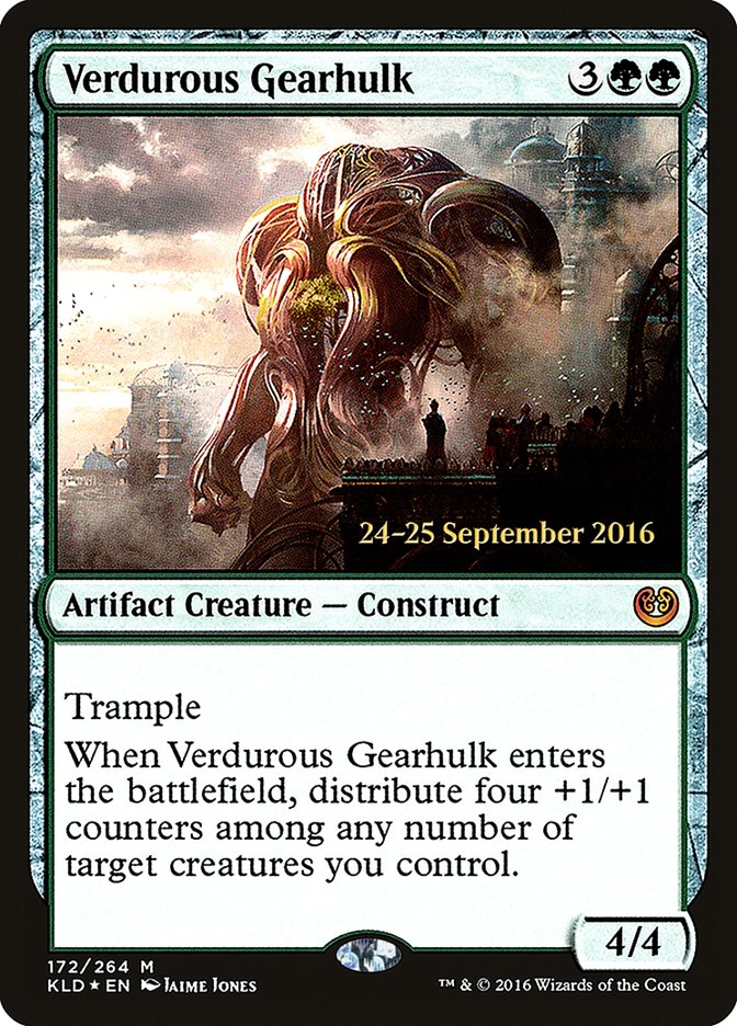 Verdurous Gearhulk [Kaladesh Prerelease Promos] | Gamers Paradise