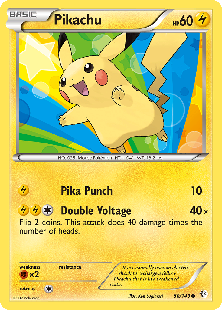 Pikachu (50/149) [Black & White: Boundaries Crossed] | Gamers Paradise